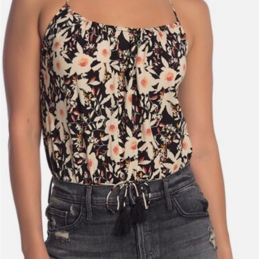 Free People Liza halter bodysuit sz S